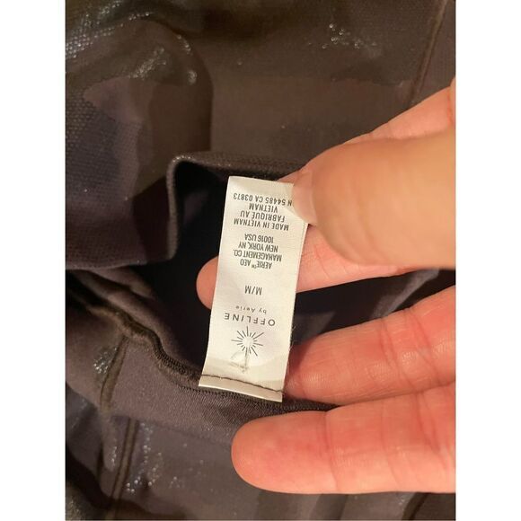 Aerie offline grey camo print leggings size M - Picture 4 of 4